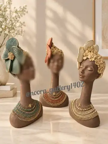 مجسمه دختر آفریقایی