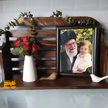 طاقچه دیواری چوبی