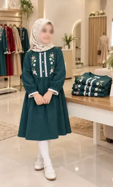 پیراهن مانتویی نوجوان پریدخت