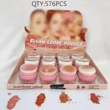 رژگونه پودری پددار