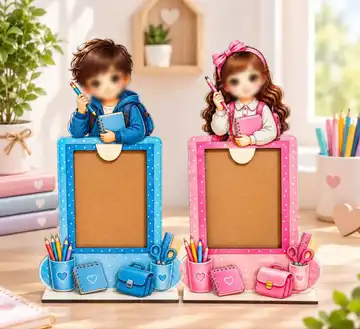 استند قاب عکس چوبی