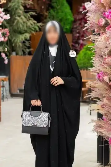 چادر عبایی نگینی مدل بارانی