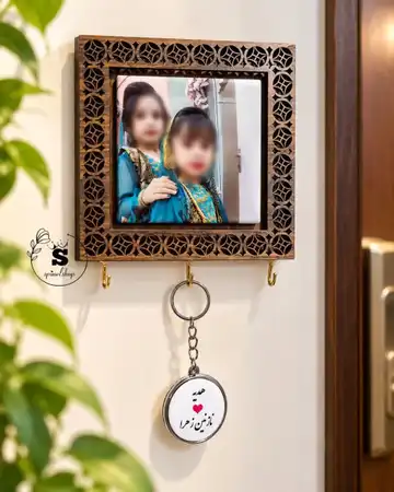 جاکلیدی دیواری طرح لیزری