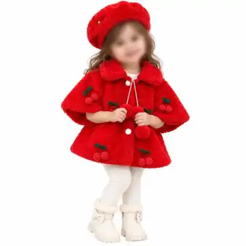 شنل دخترانه گیلاسی