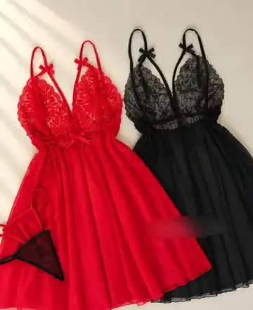 لباس خواب سایز بزرگ طرح قلب