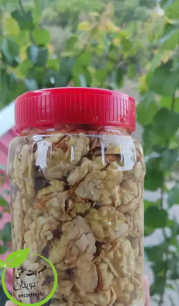 مغز گردو سبز نمکی