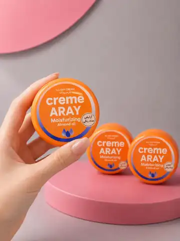 کرم مرطوب‌کننده آرای با روغن بادام
