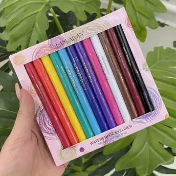 خط چشم ماژیکی هندیان ۱۲ رنگ🌈