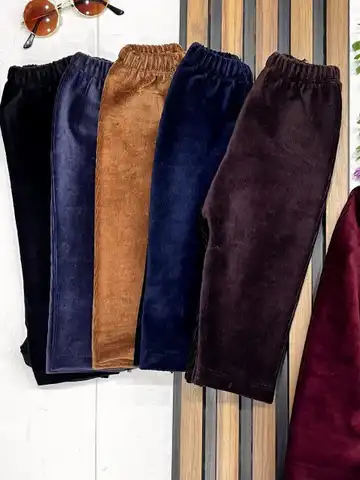 شلوار راحتی بچه‌گانه مخمل کبریتی اسپرت