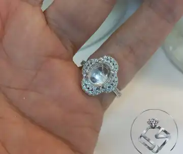 انگشتر نقره زنانه عیار ۹۲۵