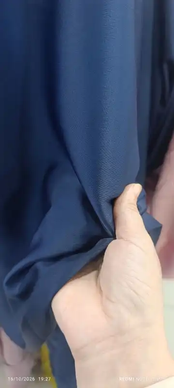 پارچه ساتن سورمه‌ای آمریکایی