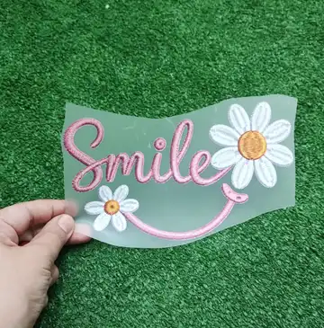 گلدوزی بابونه
