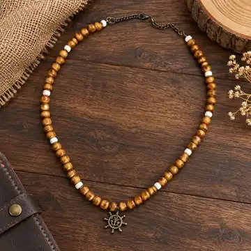 گردنبند چوبی مردانه اسپرت راز ناخدا