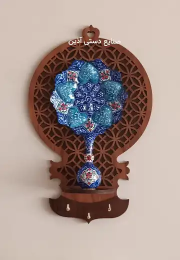 جاکلیدی سایز بزرگ(گلدان۸سانتی و بشقاب سایز) ۱۲