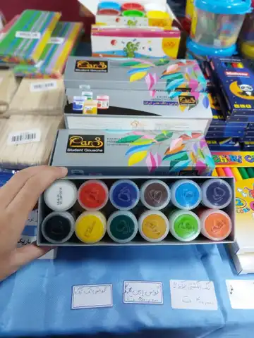 گواش ۱۲ رنگ پارس
