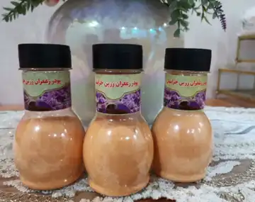 پودر زعفران زرین خراسان نمکپاشی