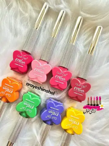 خط چشم مویی رنگی گلف گرل