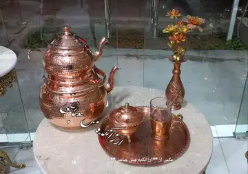 کتری و قوری مسی
