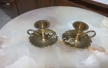 شمعدان انگشتی برنجی هندی