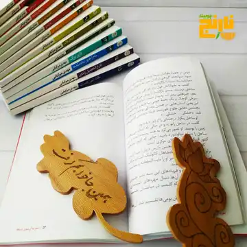 نشانگر کتاب چوبی