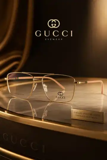 👓 عینک مردانه فلزی گوچی  👓
