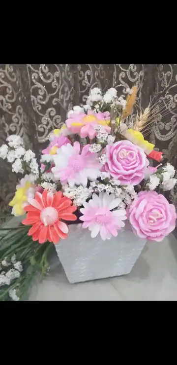 باکس گل شمع جاویدان