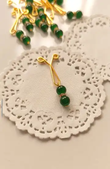 گیره روسری سبز