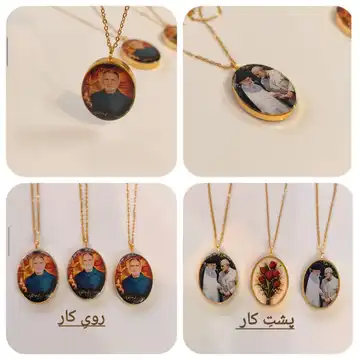 قاب دوطرفه تصویر دلخواه رزینی