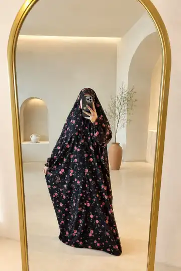 چادر میزبان کرپ بوگاتی طرح گلنار