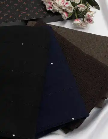شال پلیسه پولکی