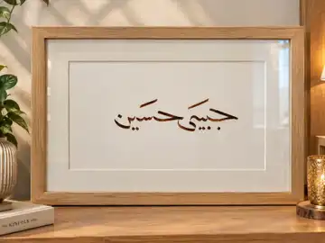 اثر خوشنویسی حبیبی حسین