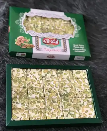 نوقا پسته‌ای تبریز - نوقا خوشمزه ۳۰۰ گرم