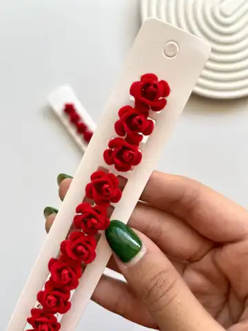 گیره موی قفلی گل مخمل