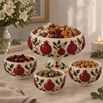 ست ظروف یلدایی