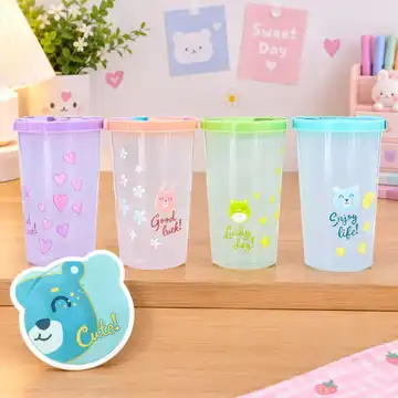 لیوان درب‌دار فانتزی🥤