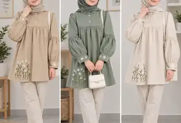 تونیک دخترانه ماهگون