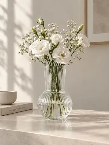 گلدان کریستال کمر باریک