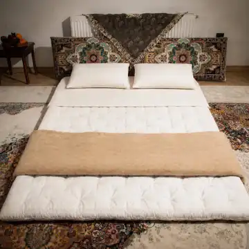 تشک پشمی زمینی دونفره ایلیا دوخت سنتی