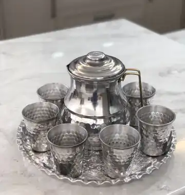 شربت‌خوری ۹ پارچه چکشی