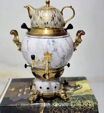 سماور ۶ لیتری طرح سنگی