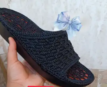 صندل زنانه لونه زنبوری زندان‌باف