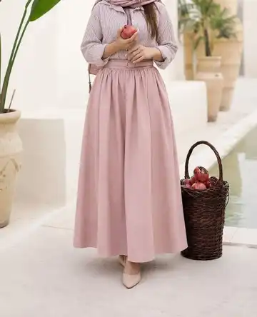 دامن مخمل کبریتی پاییزه
