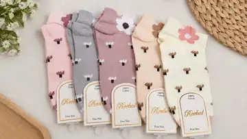 جوراب دخترانه طرحدار