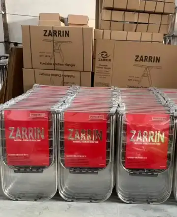 بند رخت تمام استیل زرین