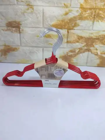 چوب‌لباسی فلزی روکش‌دار