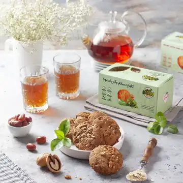 کلوچه استویا گردو وجیتو ۳۰۰ گرمی(بدون شکر)