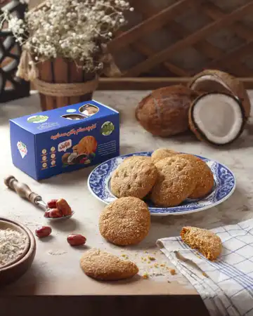 کلوچه سه شیره نارگیل وجیتو ۳۰۰ گرم
