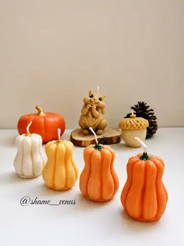 شمع کدو حلوایی
