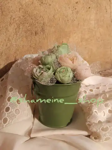 باکس گل جاودان سبز