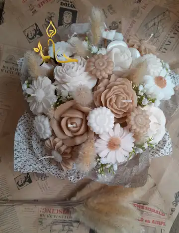 باکس گل شمع